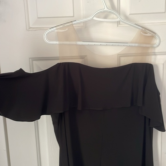 Women’s “off the shoulder” black dress - Picture 4 of 5